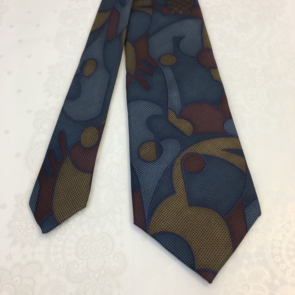 DANIEL CRAIG 007 DESIGNER BLUE Silk Tie 3/56